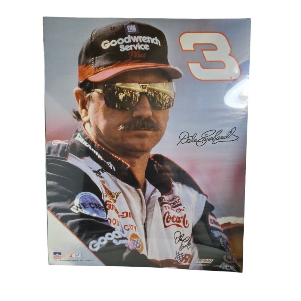 Vintage accento craft starline 1999 rcr dale earnhardt poster NOS